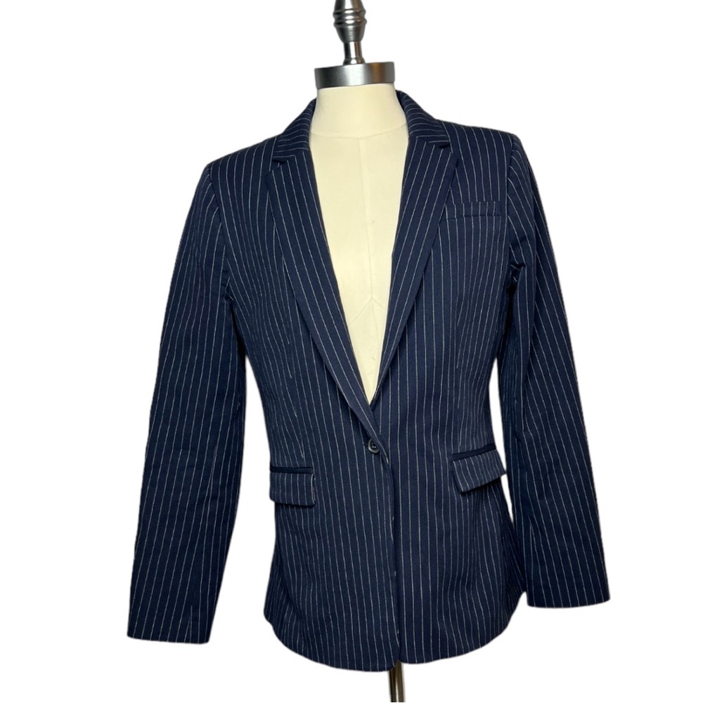 Banana Republic Pinstripe Blazer Jacket - Womens Size 8